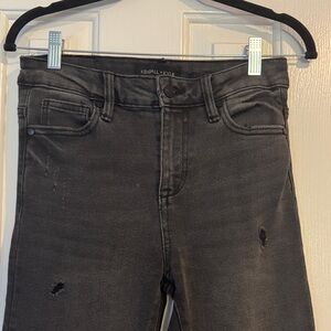 Kendall & Kylie Charcoal High Rise Jeans